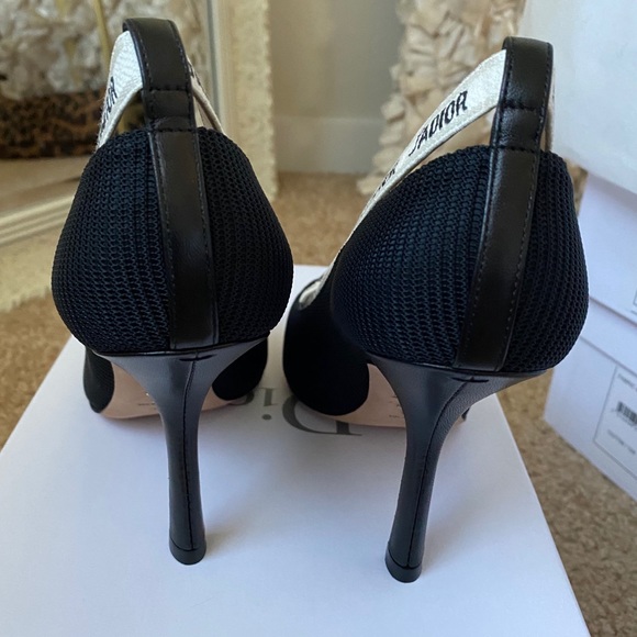 NWT Christian Dior J'Adior Black Mesh Pump - Picture 13 of 15